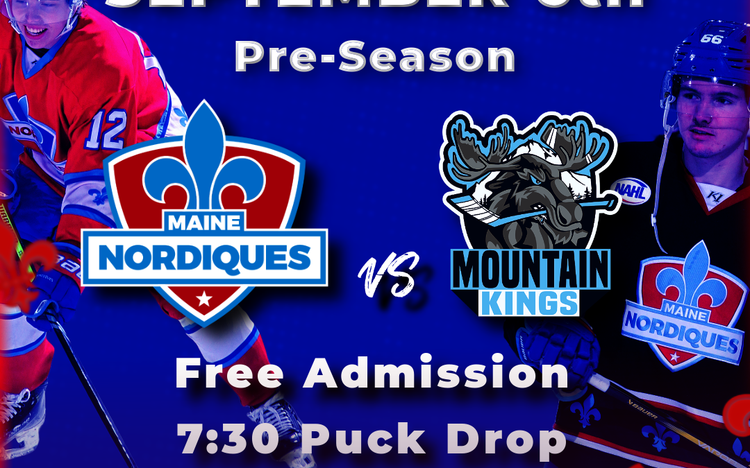 Maine Nordiques announce 3 pre-season games